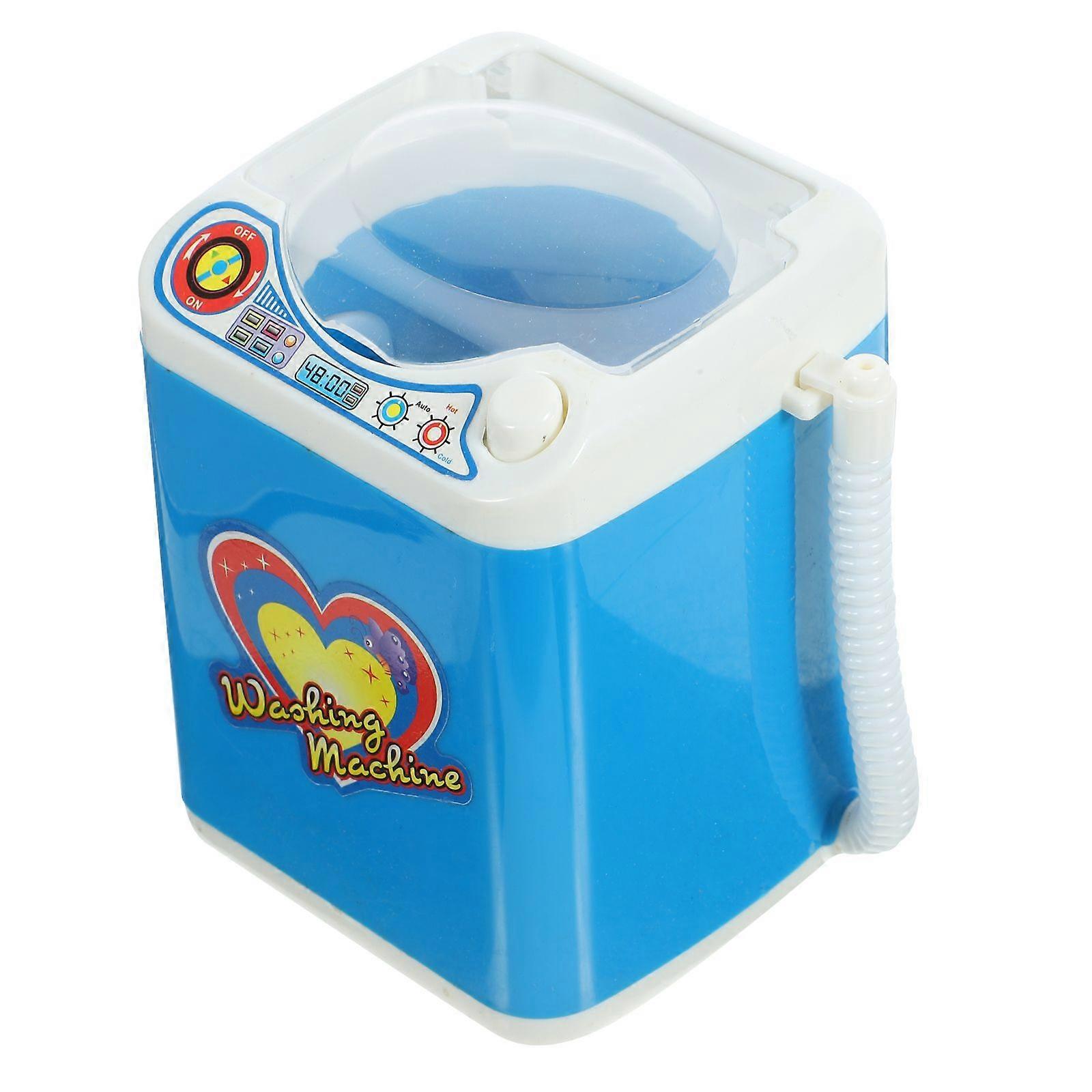 1Pc 面白いプレイハウスおもちゃ電気洗濯機おもちゃキッズミニランドリーおもちゃ