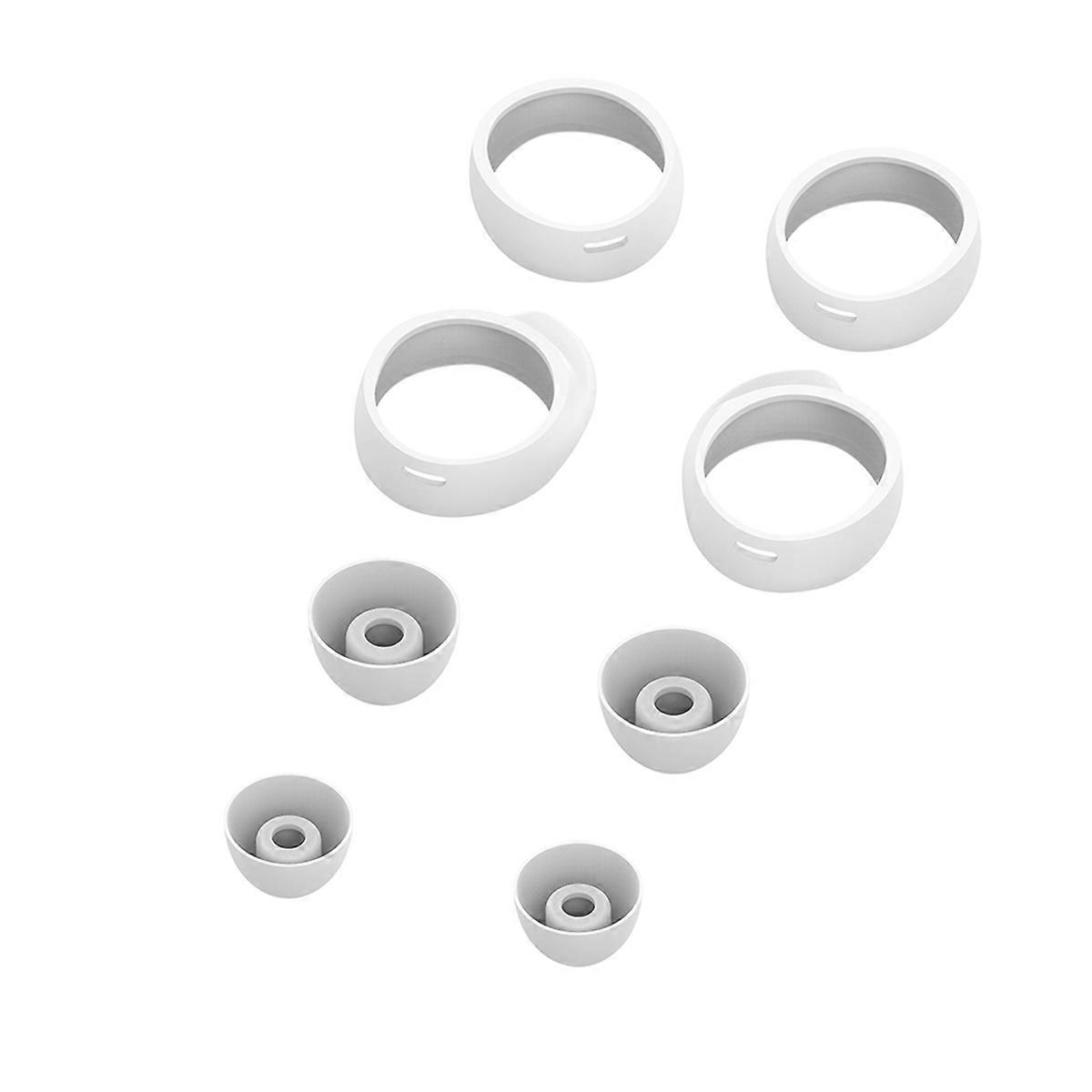 Earphone Protective Plugs Made of Durable Silicone for Dust Protection 16 Pcs White Lightweight and