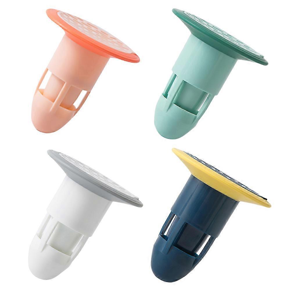 Sewer Backflow Preventer Floor Drain Plug 4Pcs Plastic Core for Drainage