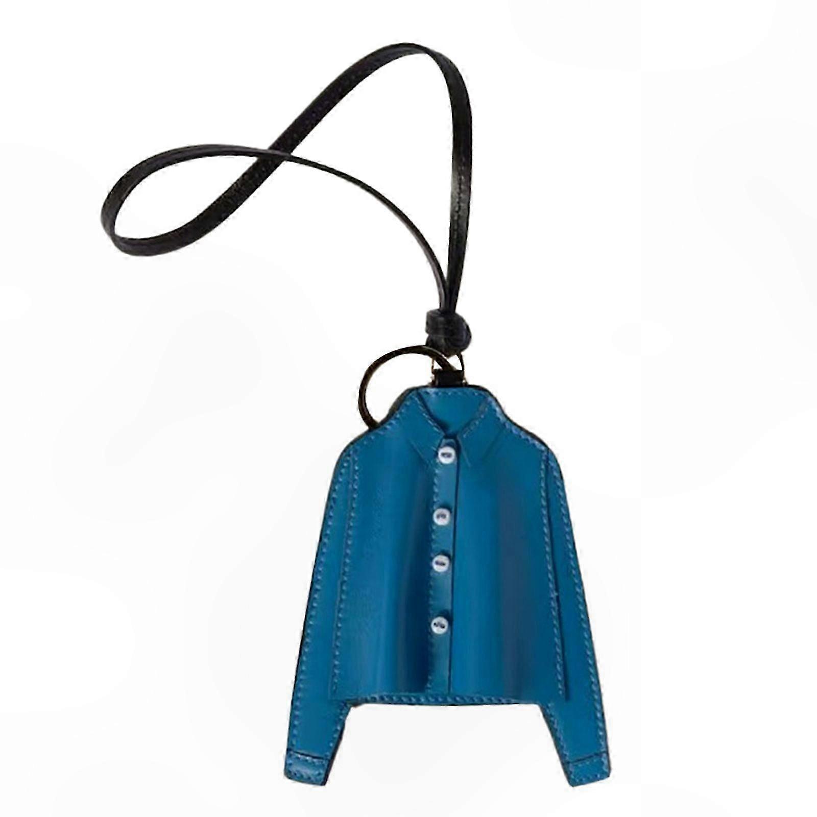 Multipurpose Blue Leather Keychain Craft for Those Who Appreciate Unique Styles and Quality Lifestyle Daily Use
