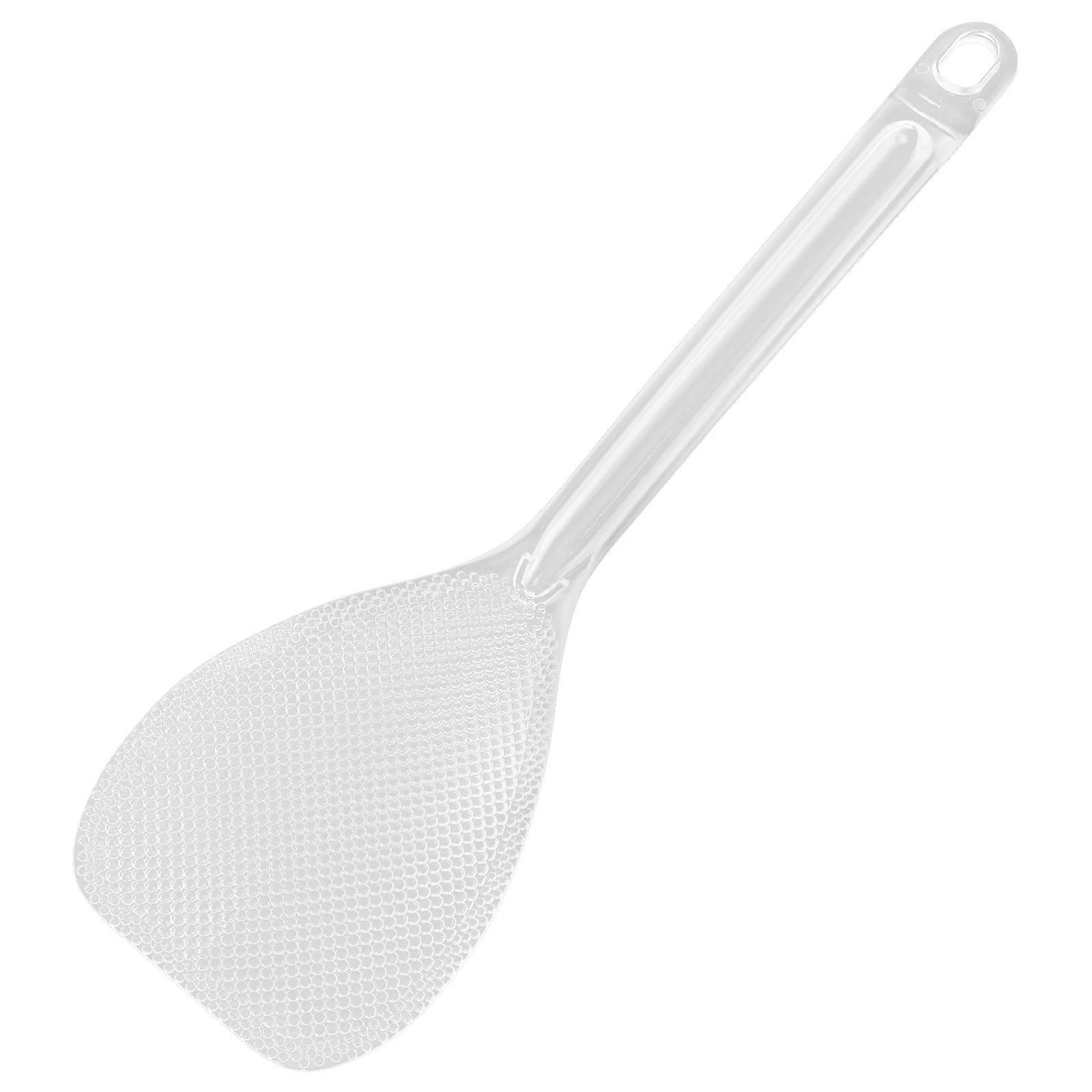 Transparent PC Rice Paddle for Kitchen Use and Easy to Clean Safe for Hands and Pots 7 inch