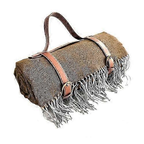 FWP wasserdichte Picknickmatte mit dicker Quaste