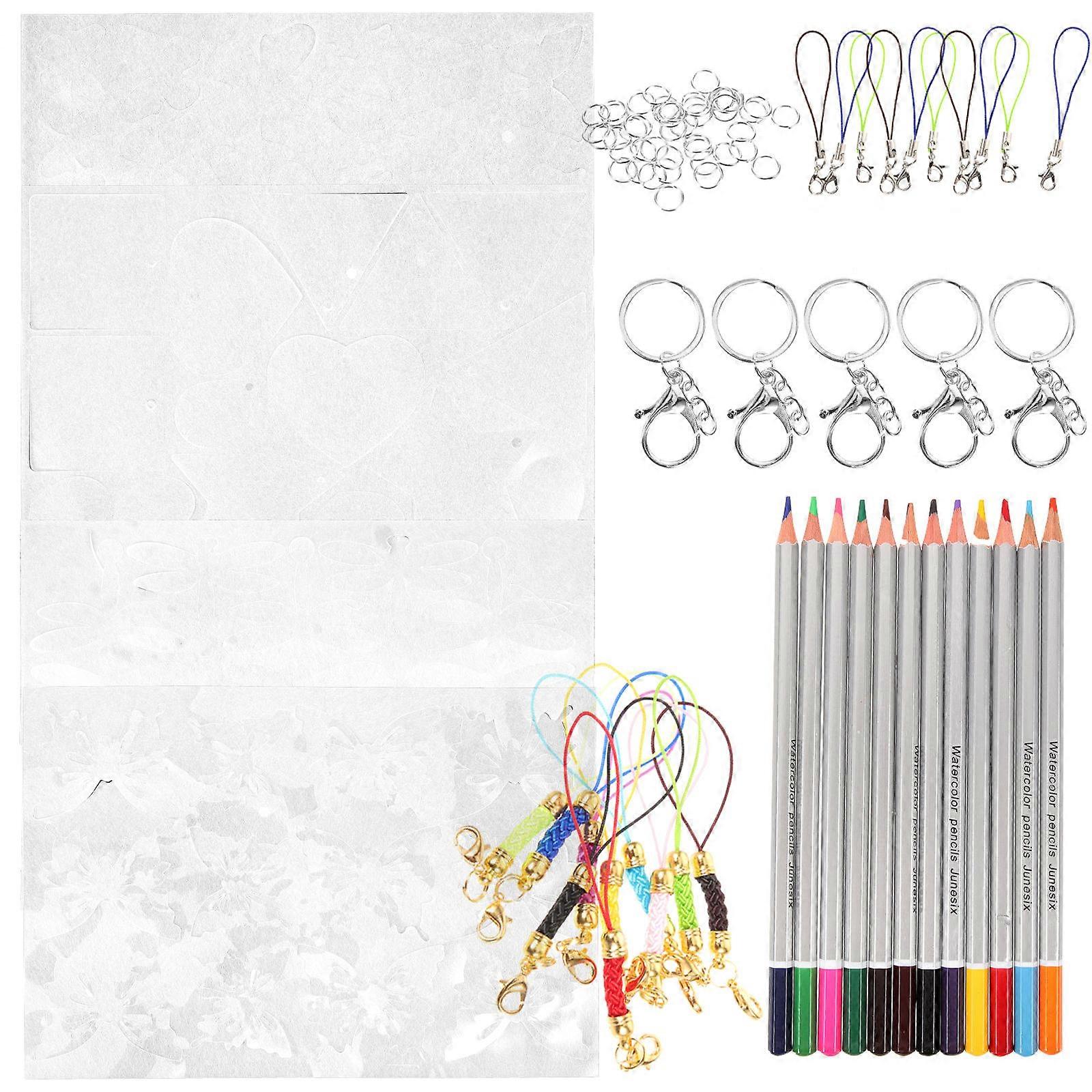 Printable Shrink Paper Kit 1 Set Shapes For Gift Giving DIY Design Unleash Creativity