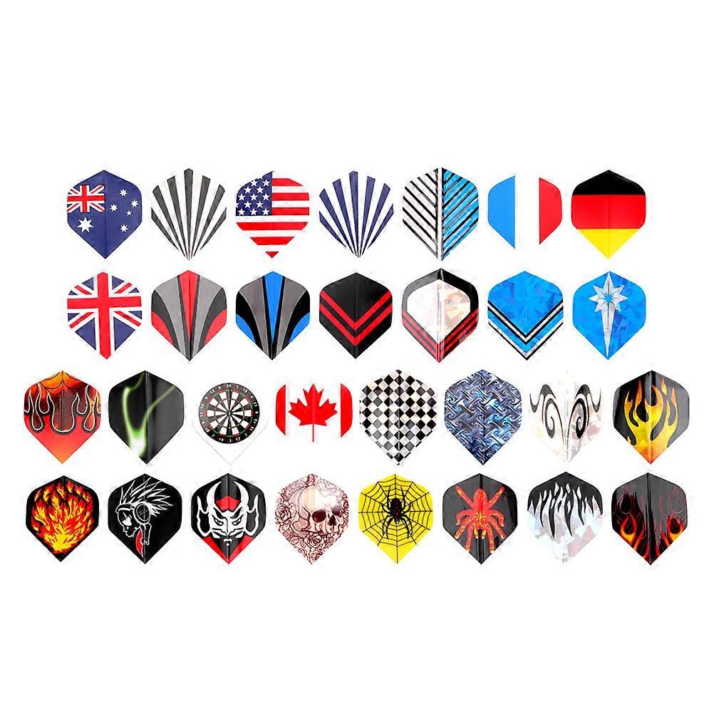 Dart Accessories 90Pcs Replaceable Wings For Offices Indoor Darts Multi Functional Plastic Material