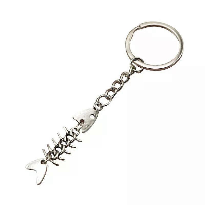 Fishbone Keychain, Sturdy Trendy Accessory Portable for Adults & Students