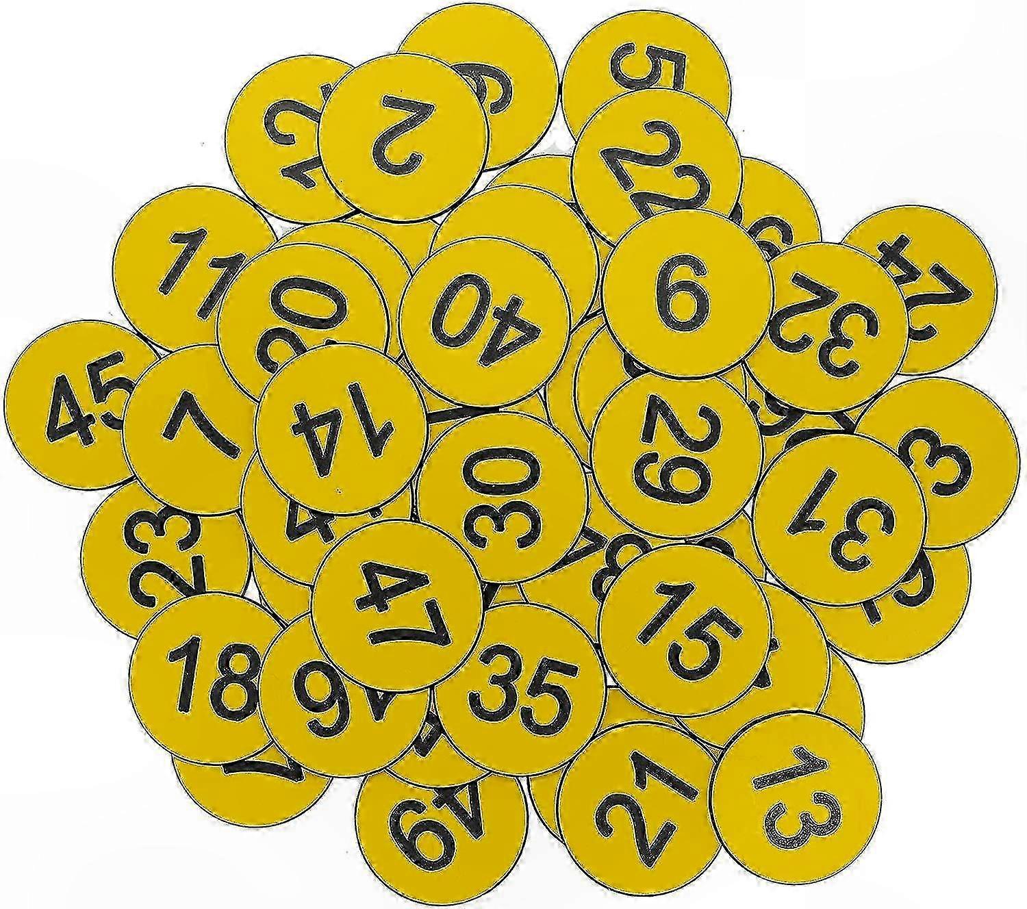 Engraved Plastic ID Tags Numbered Key Tags No Hole