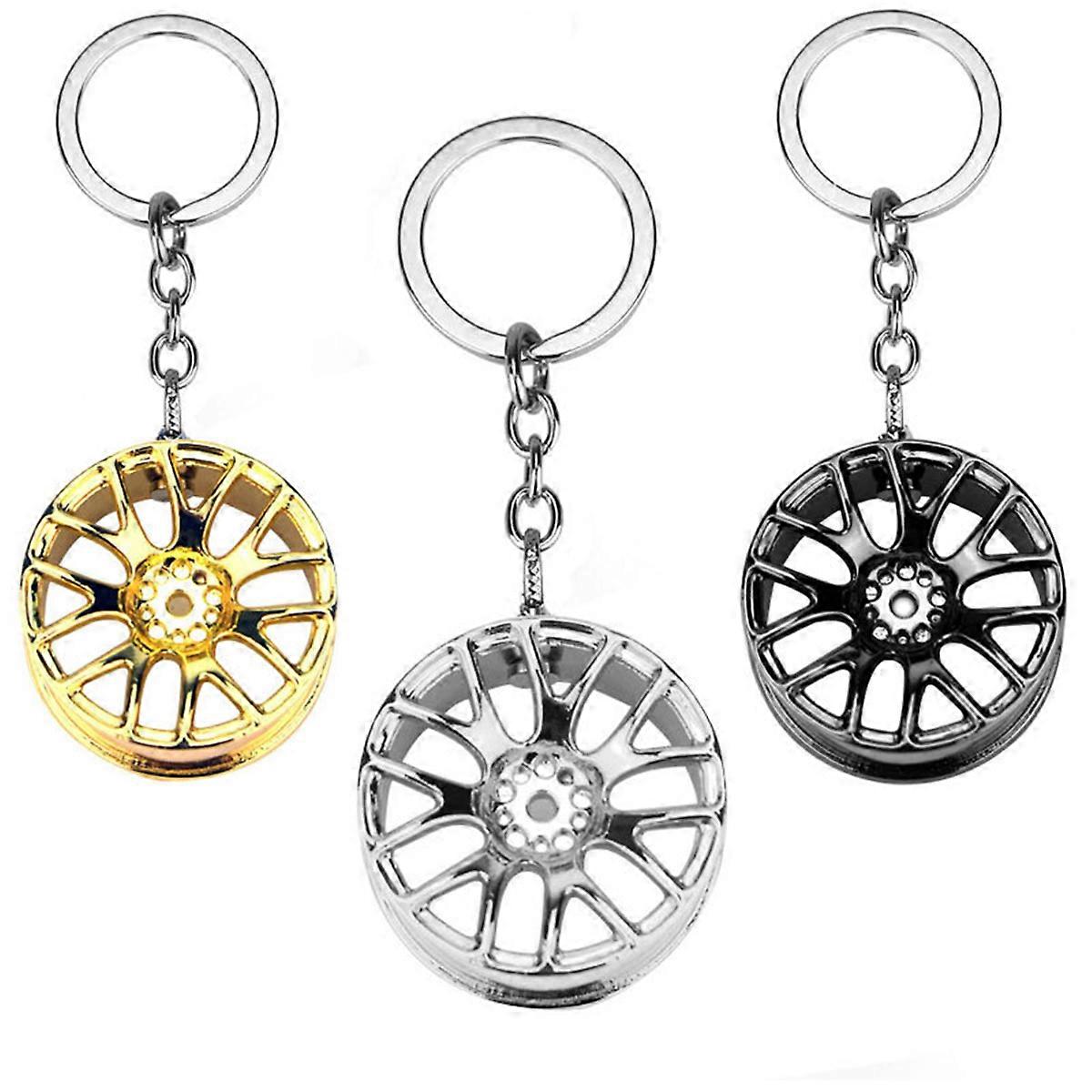Portable Keychain for Men, Unique Auto Tire Styled Accessory