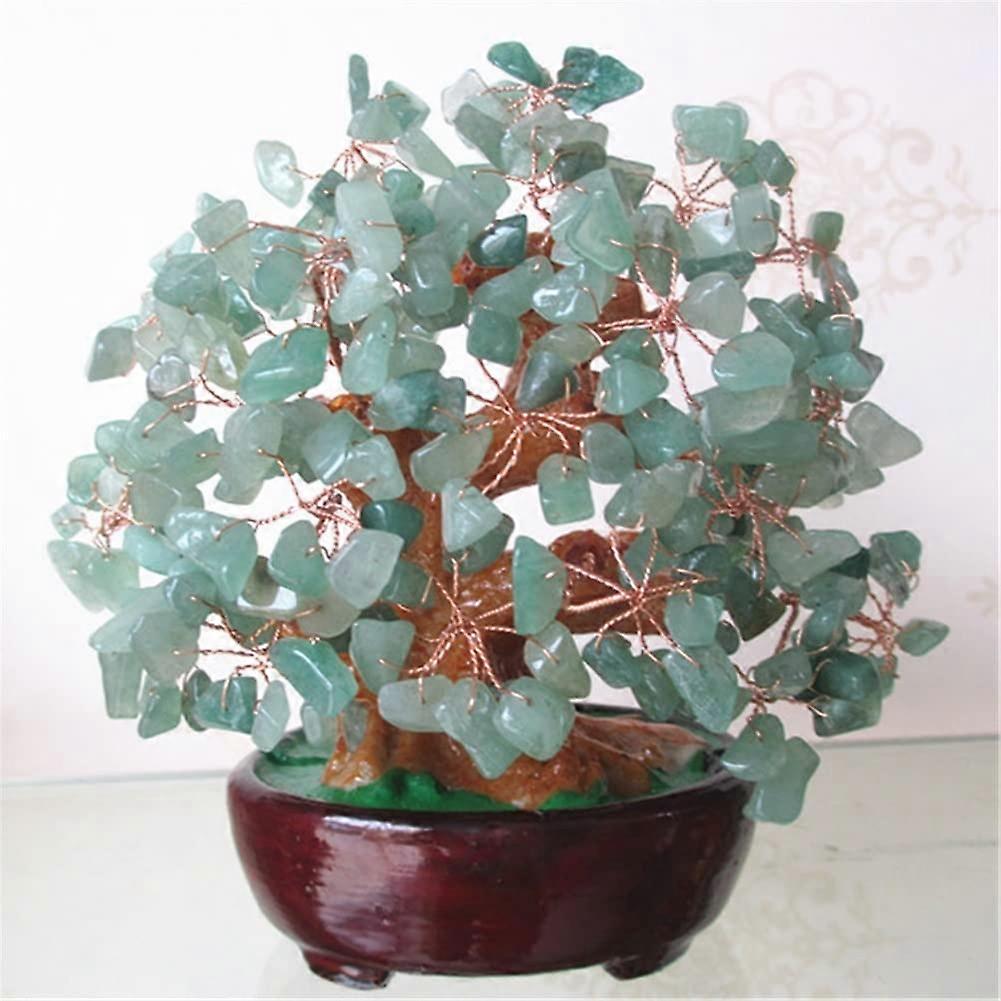 Dongling Jade Lucky Tree Natural Gemstone Point Desk Decoration Can Be Used For