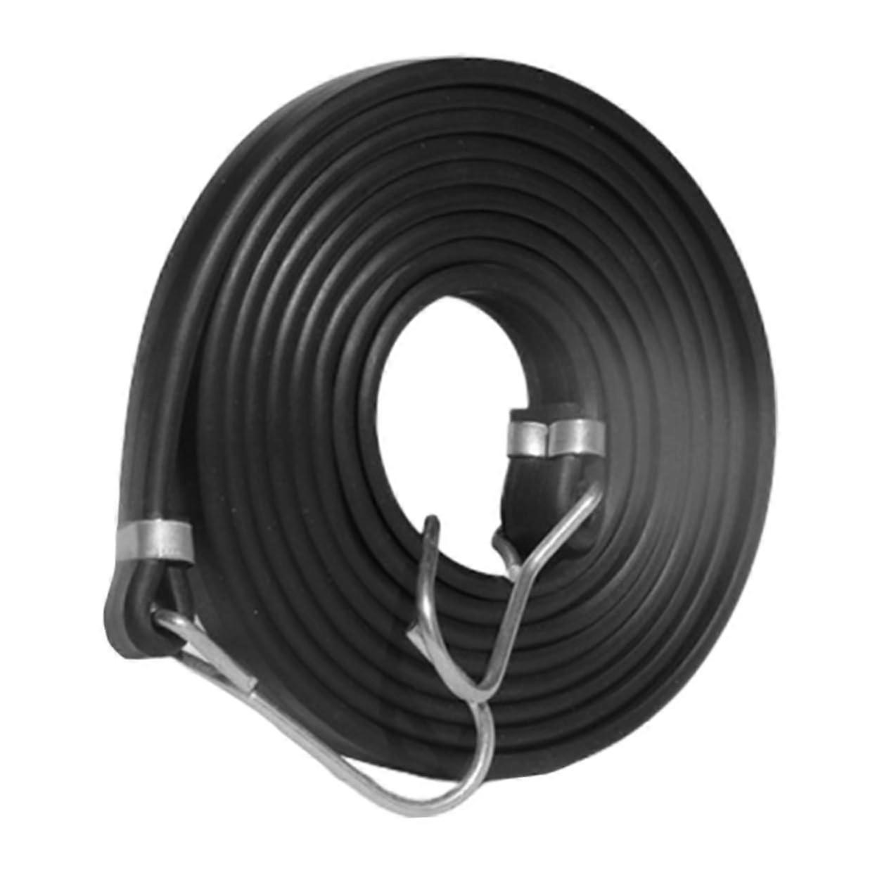 Highly Elastic Luggage Rope For Bike Cargo Tie-Down Strap Black Extra Thick Butyl Adhesive