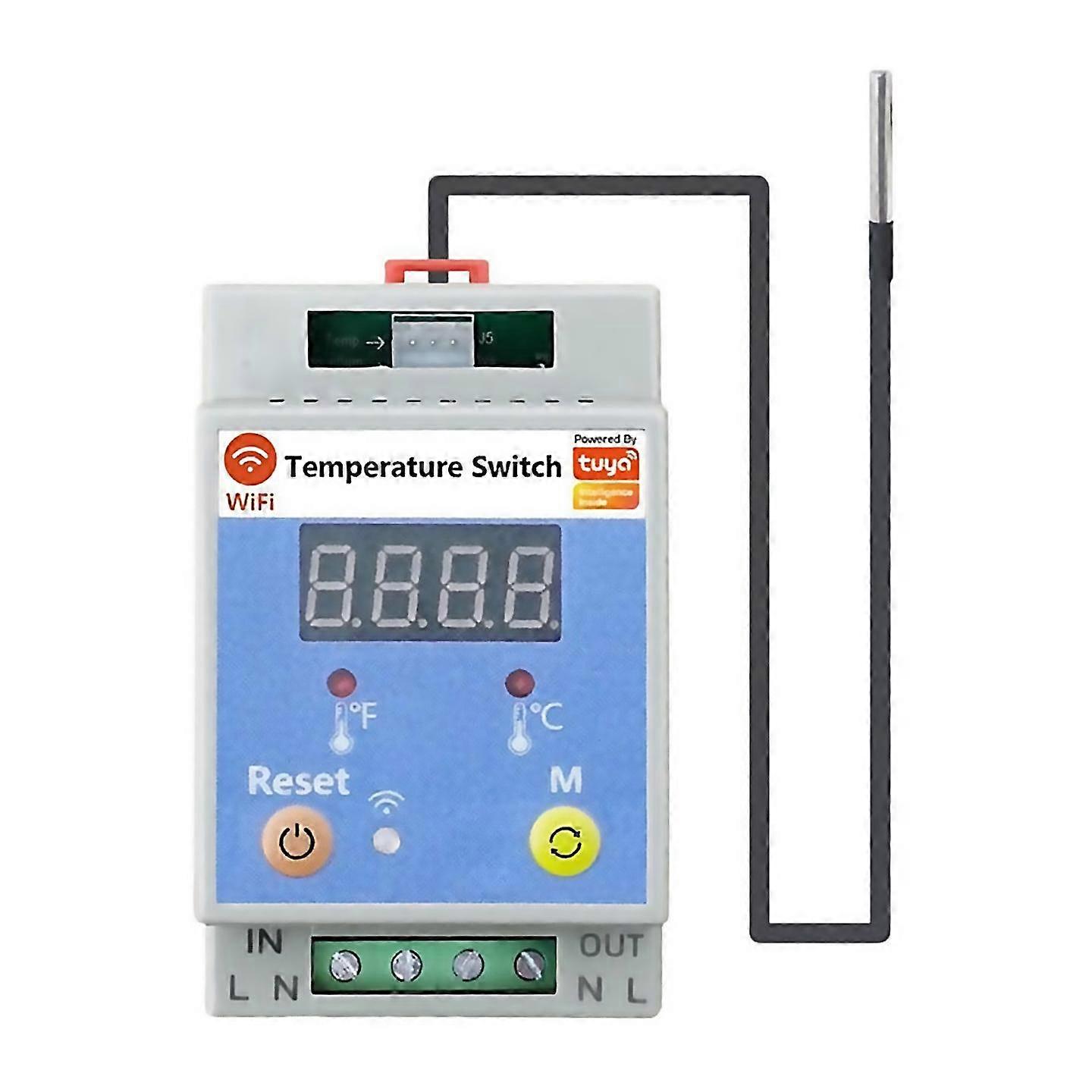 For Tuya Wifi Temperature Switch Timer Temperature Control Switch App Control For Aquariums Water Temper
