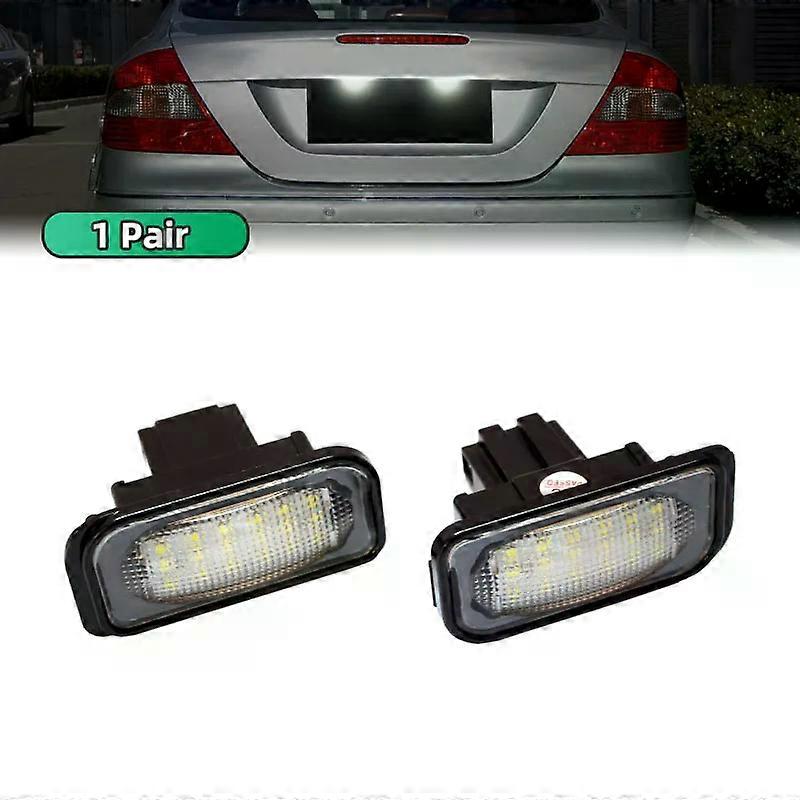 Applicable Canbus LED License Number Plate Light Assembly For Mercedes Benz C-class W203 4Door 2001-2007 R230 W209 C209 A209 SL CLK Class