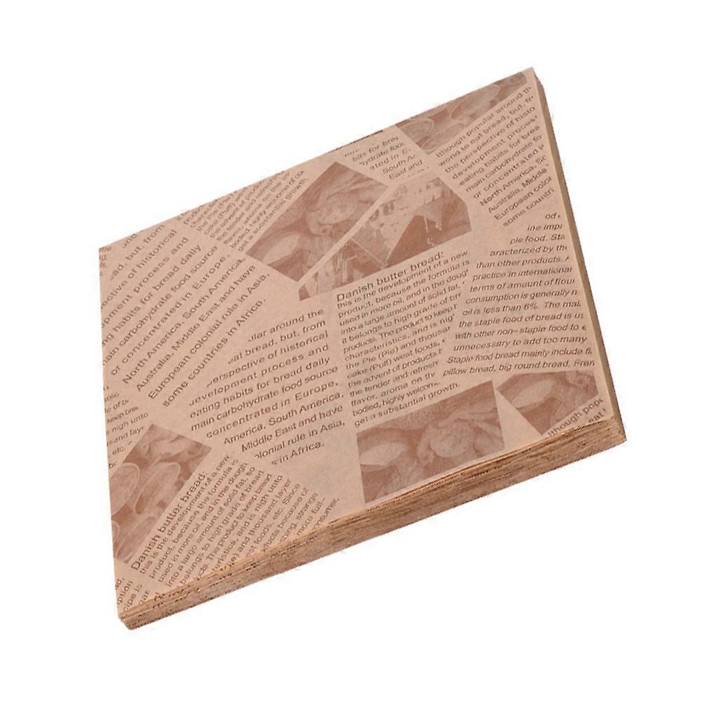 Food Safe Paper 500Pcs Baking Greaseproof Paper For Snacks Cooking Oil-Proof Virgin Wood Pulp