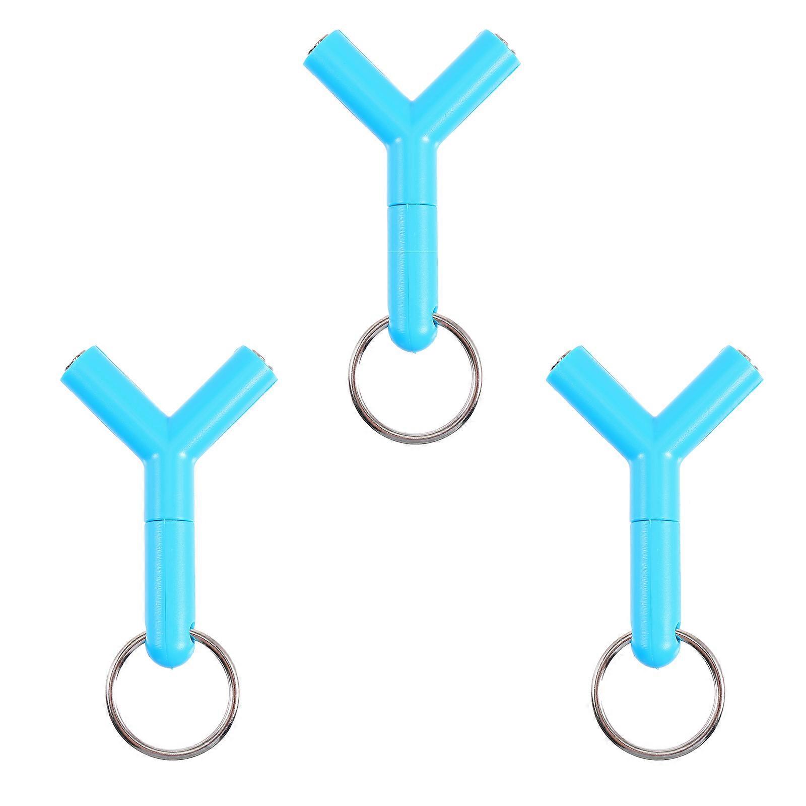 3Pcs Earphone Splitter Headset Splitter for Plastic