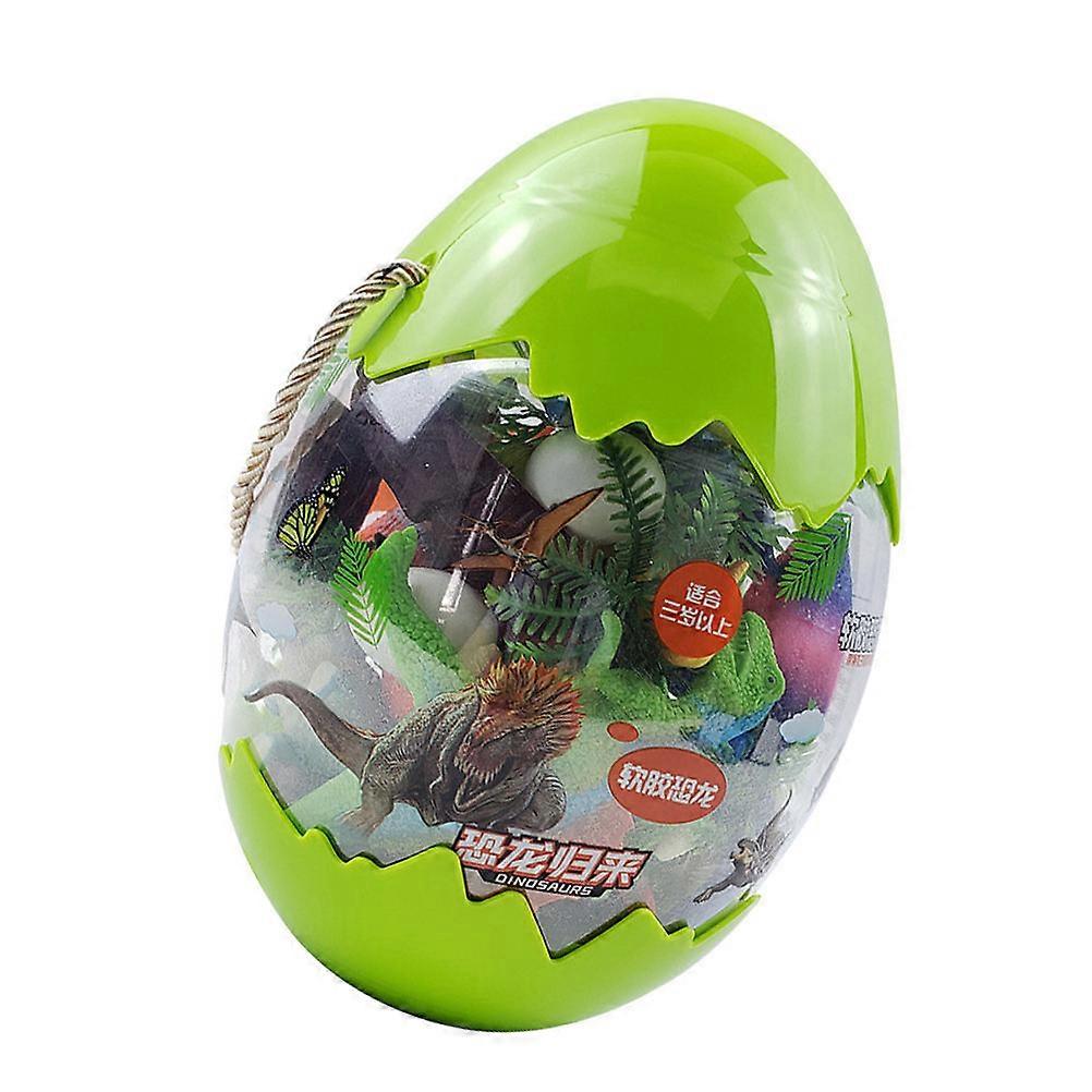 Egg Toys for Kids Playing Made of Plastic Assorted Color with Realistic Dinosaur Models and DIY
