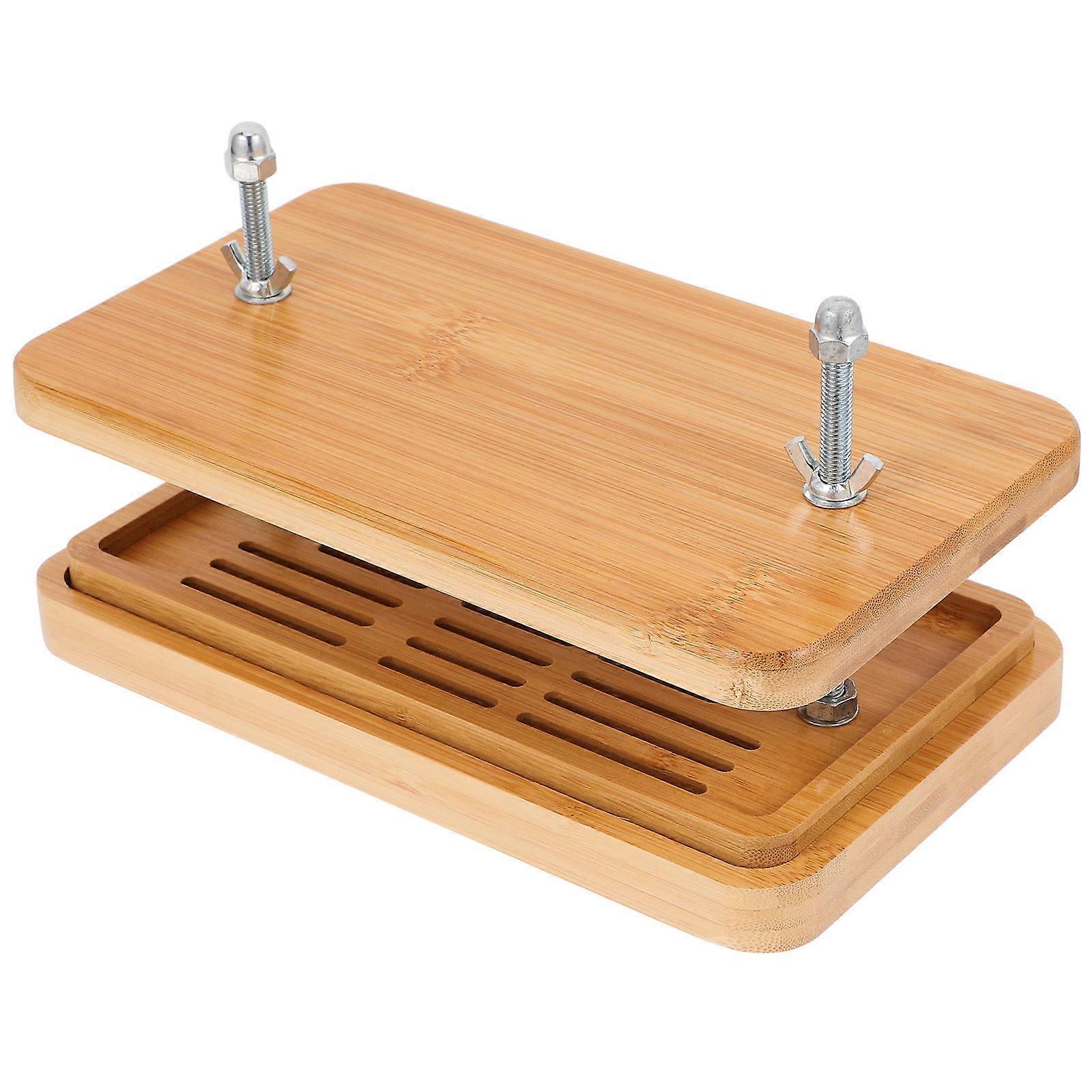 Bamboo Tofu Press Mold for Kitchen Use Efficient Adjustable Pressure Kitchen Essential Tool