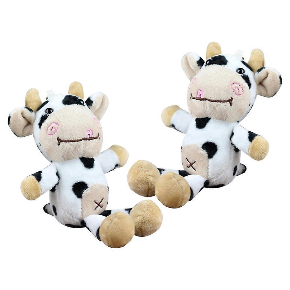 Decorative Plush Keychain For Bag Accessory Use 18X10X5CM Multi Colored 2Pack