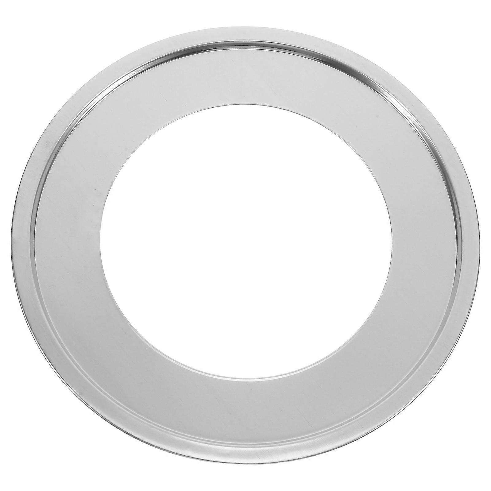 Silver Steamer Basket Stainless Steel Pot Steaming Ring for Cooking