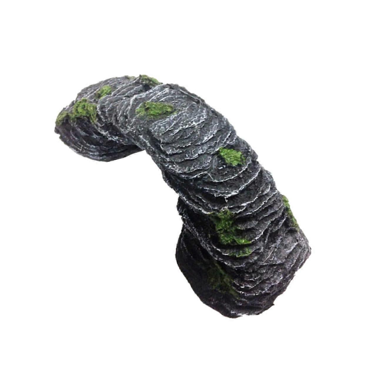 Resin Turtle Basking Climbing Ramp Hideout for Aquarium Decoration, EcoFriendly, Durable with Large Surface for Turtles, Reptiles, and Fish