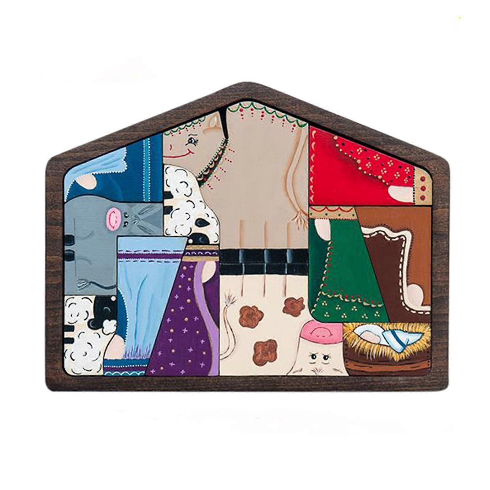 Brain Game Jesus Birth Educational Toy for Intellectual Development, Child-Friendly Learning Activity, Age 4+