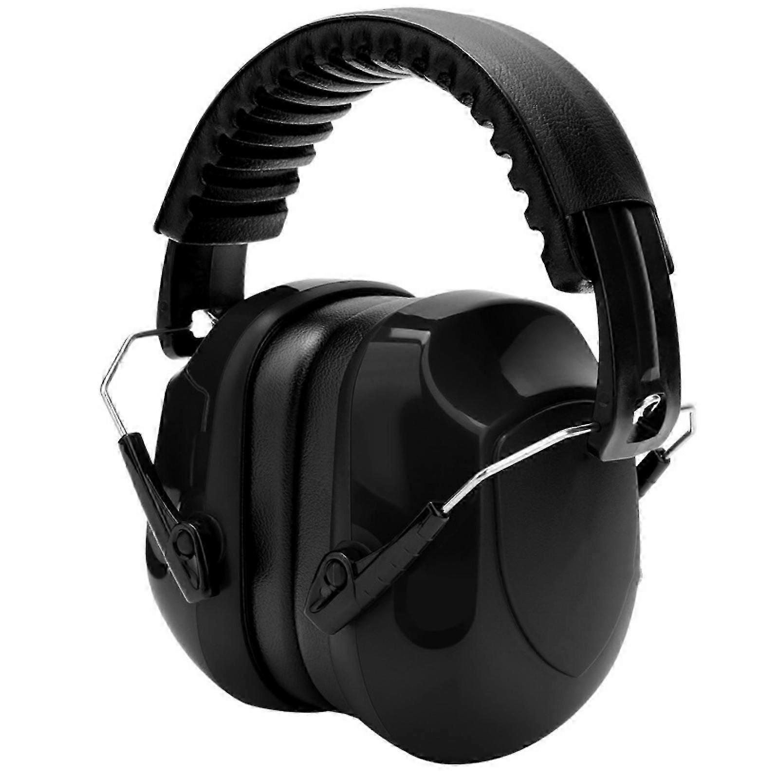 Adjustable 34dB Noise Cancelling Earmuffs for Adults - Red Hearing Protection