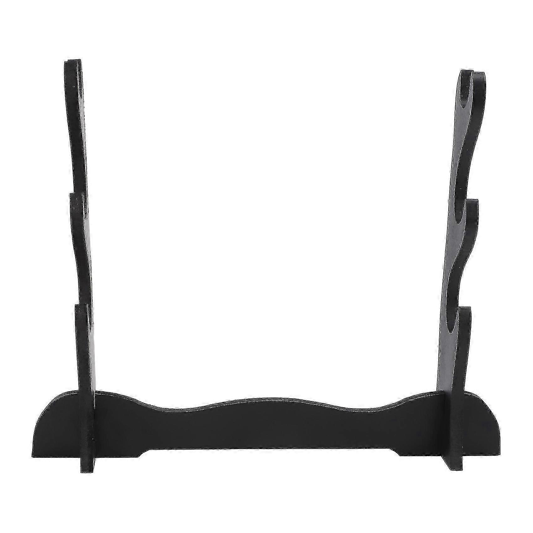 3tier Samurai Sword Katana Holder Stand Bracket Rack Display Black