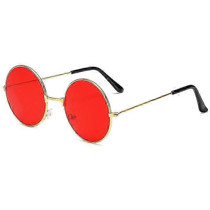 Vintage Retro Round Sunglasses Metal Circle Frame Casual Sunglasses For Men