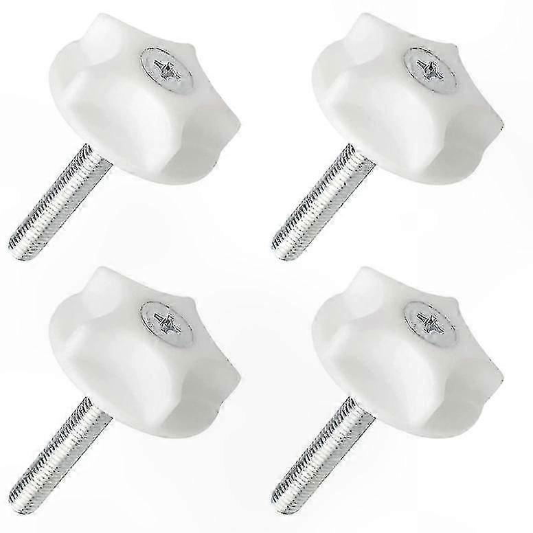 4PCS M8 Heavy Duty Headboard Bolts with Washers for Divan Bed Frames