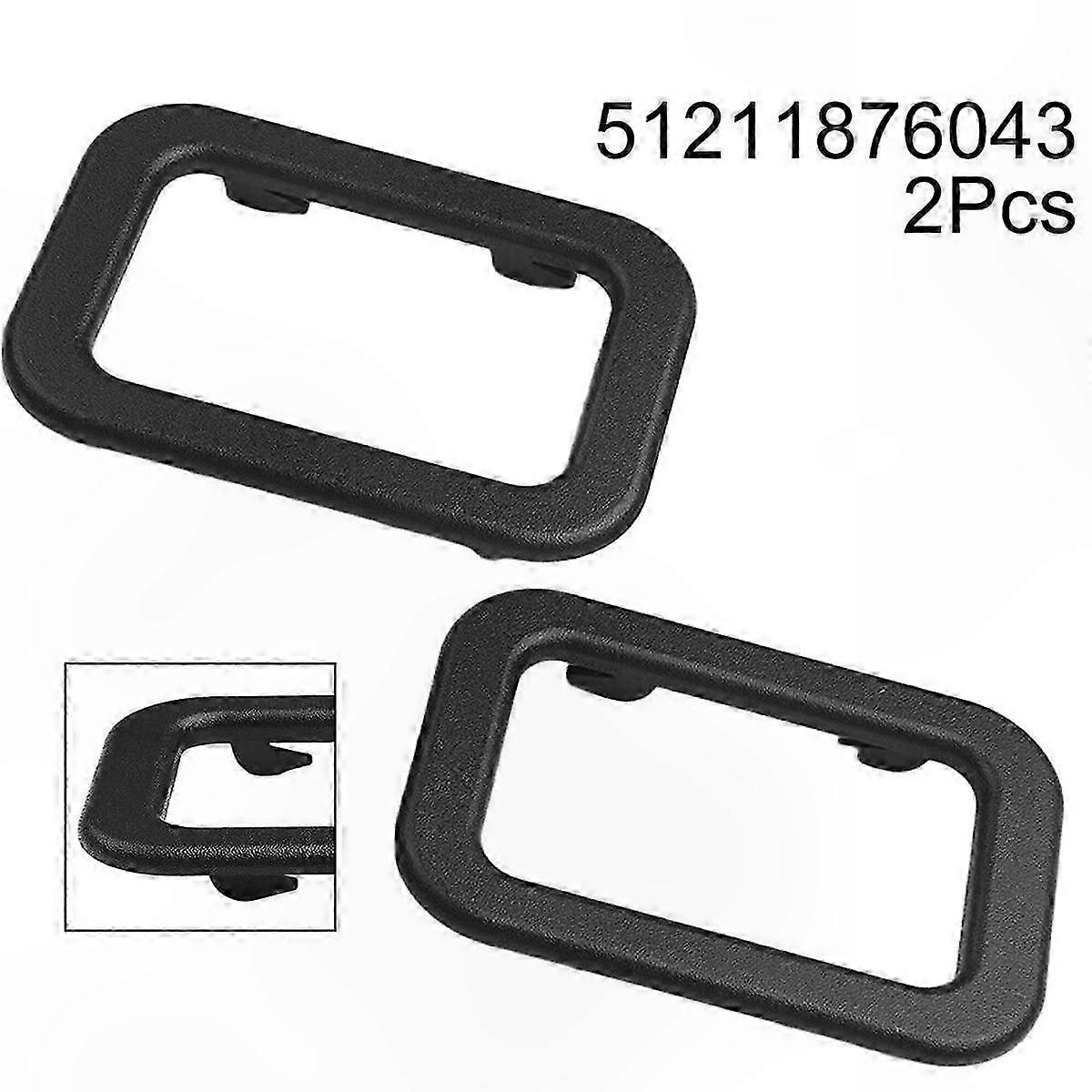 4 Pieces Door Handle Trim Set for E30 E24 E23 E28 Z1 635Csi-Compatible Cars