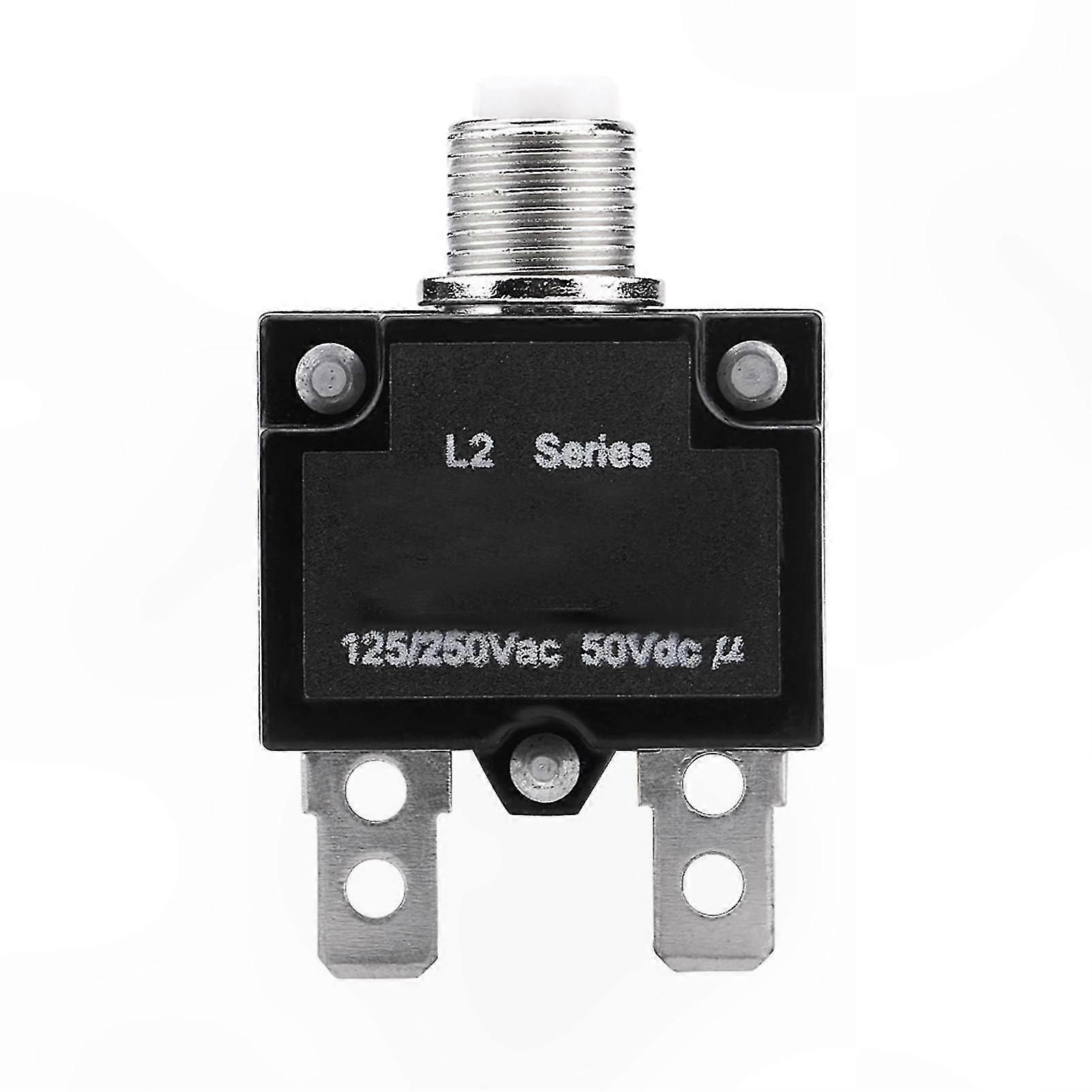 Thermal Circuit Breaker 20A 125/250V Resettable Overload Protector for Generators