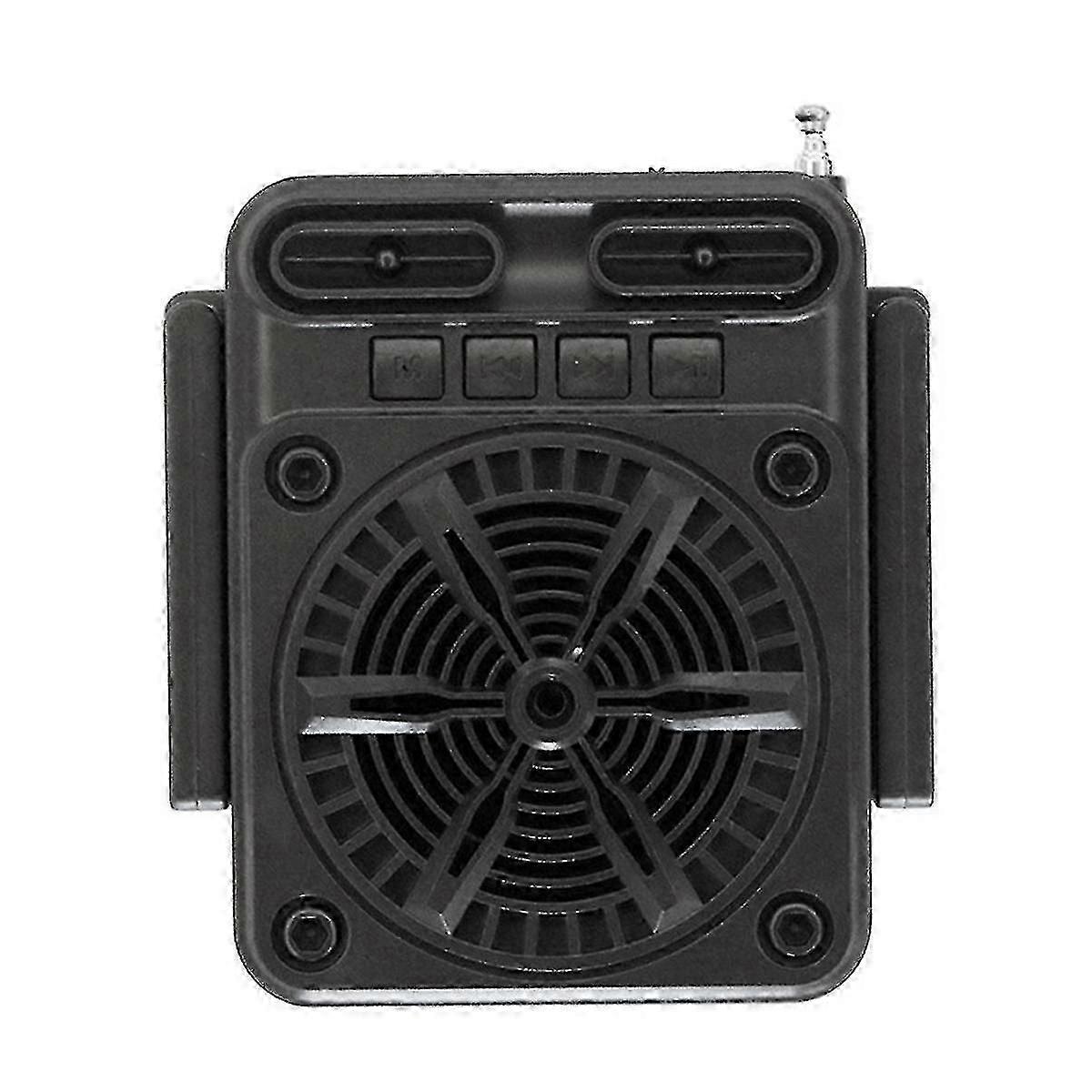 Portable Emergency Charging Radio with FM Functionality and Multifunctional Solar Panel, Available in Blue Color