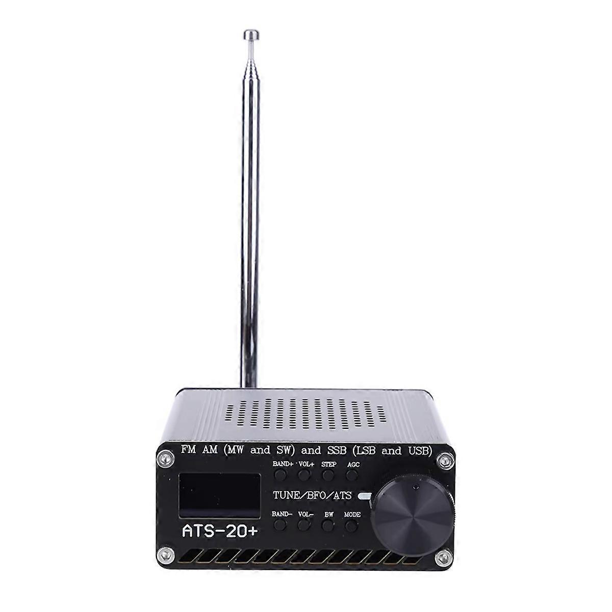 ATS-20+Si4732 Full Band Receiver Scanner 0.96 Inch OLED Screen FM AM SSB Scanner FM AM MW SW SSB LSB & USB with Antenna