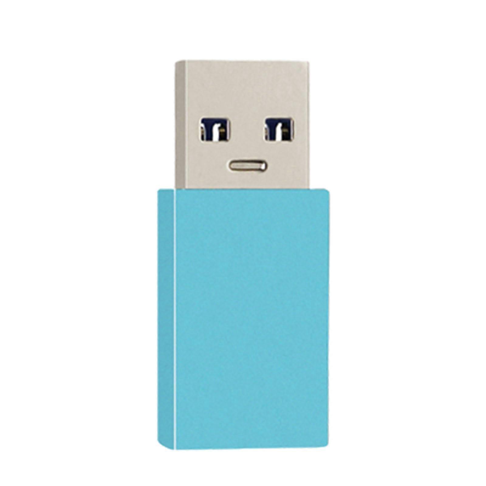 USB Data Blocker Adapter 12V 3A Converter with Overvoltage Protection, Wide Compatibility, Blue