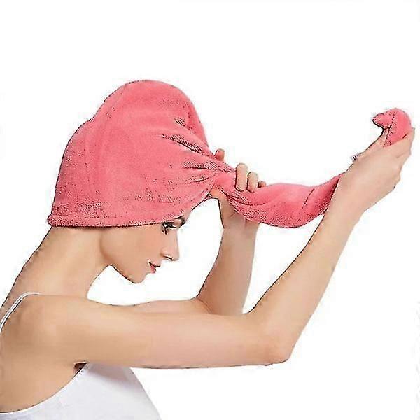 Touca de secagem de cabelo feminina, touca de toalha de secagem rápida para banho, chapéu de microfibra