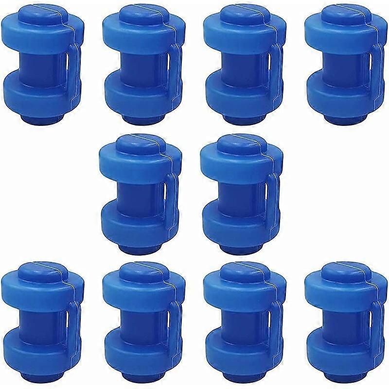 Pack of 10 Durable Trampoline Pole Caps: Thickened Cover Caps for Net Hooks, 25mm Diameter, Perfect for Trampoline Safety