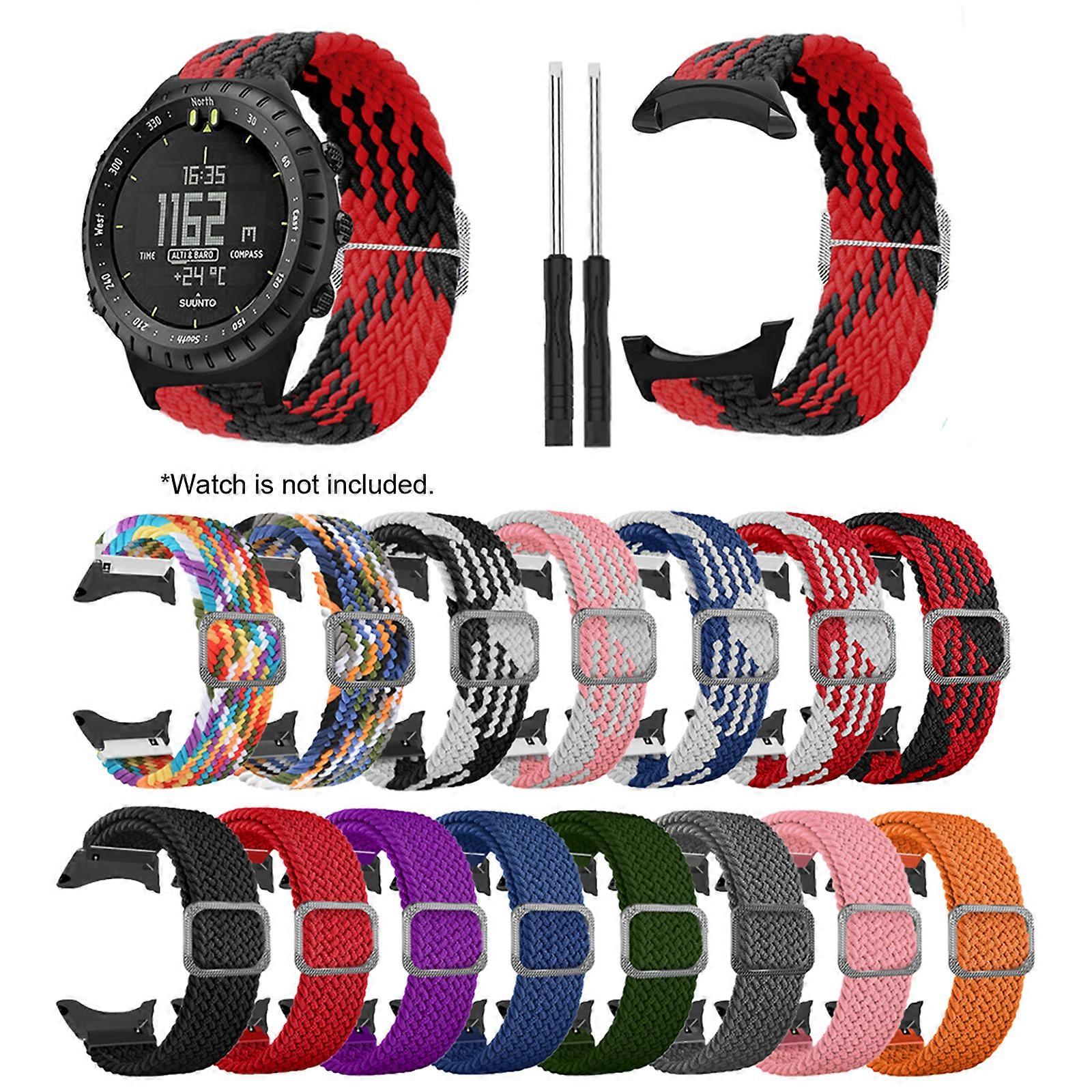 Stretch woven nylon strap