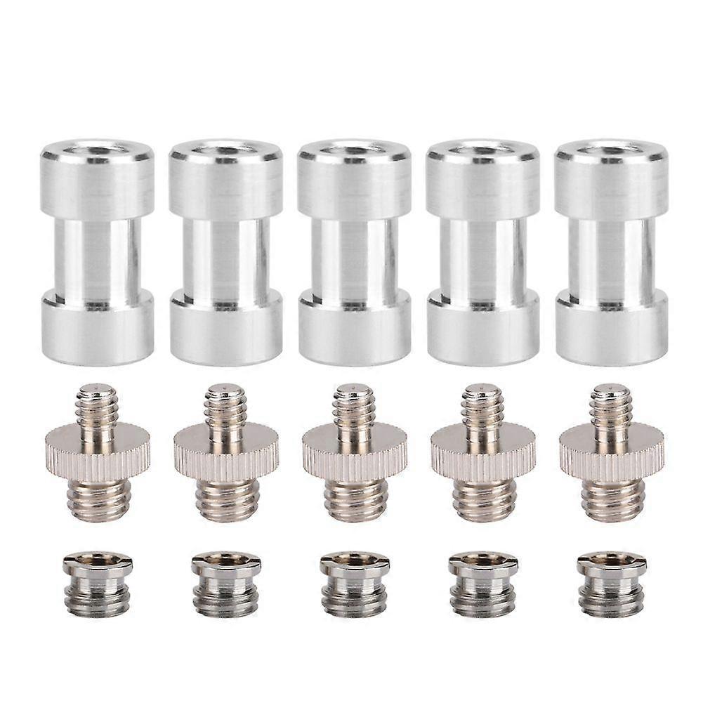15Pcs 1/4 Turn 3/8 Converter Threaded Screws Adapter Screw Accessory