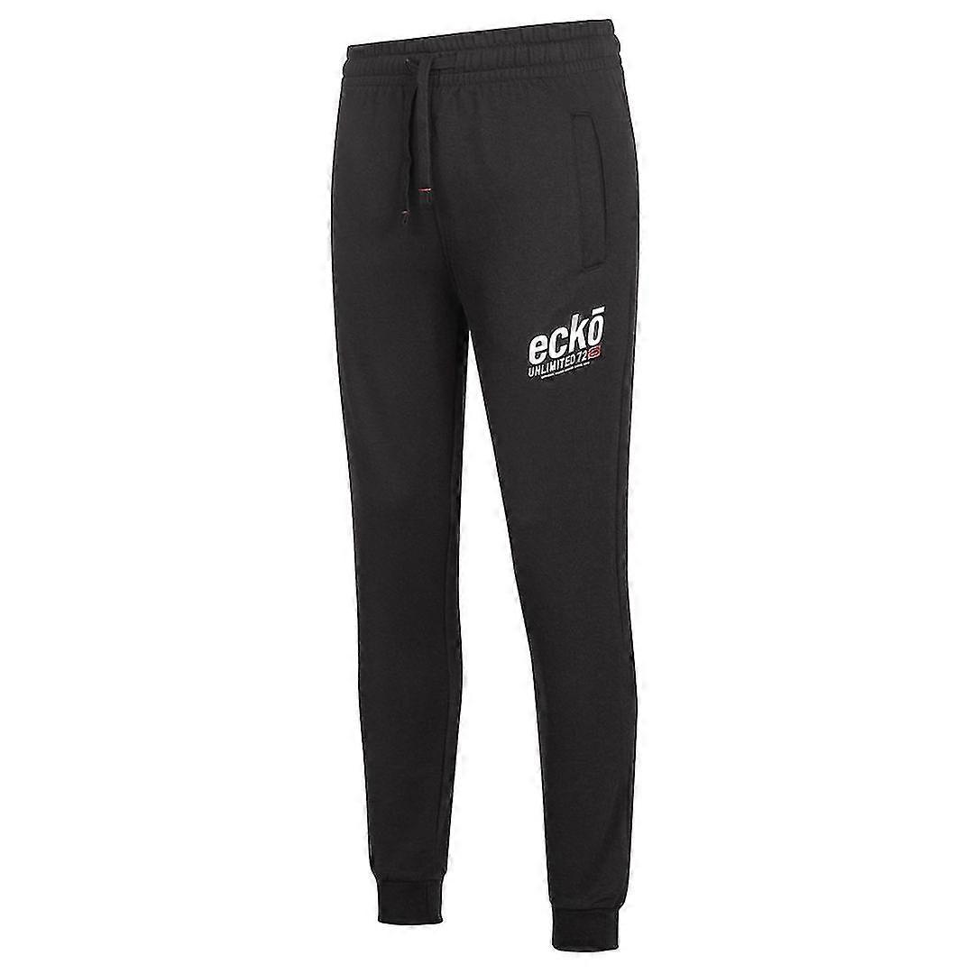 Ecko Unltd. Stretch Waist Black Superfast Men Joggers Track Pants E...