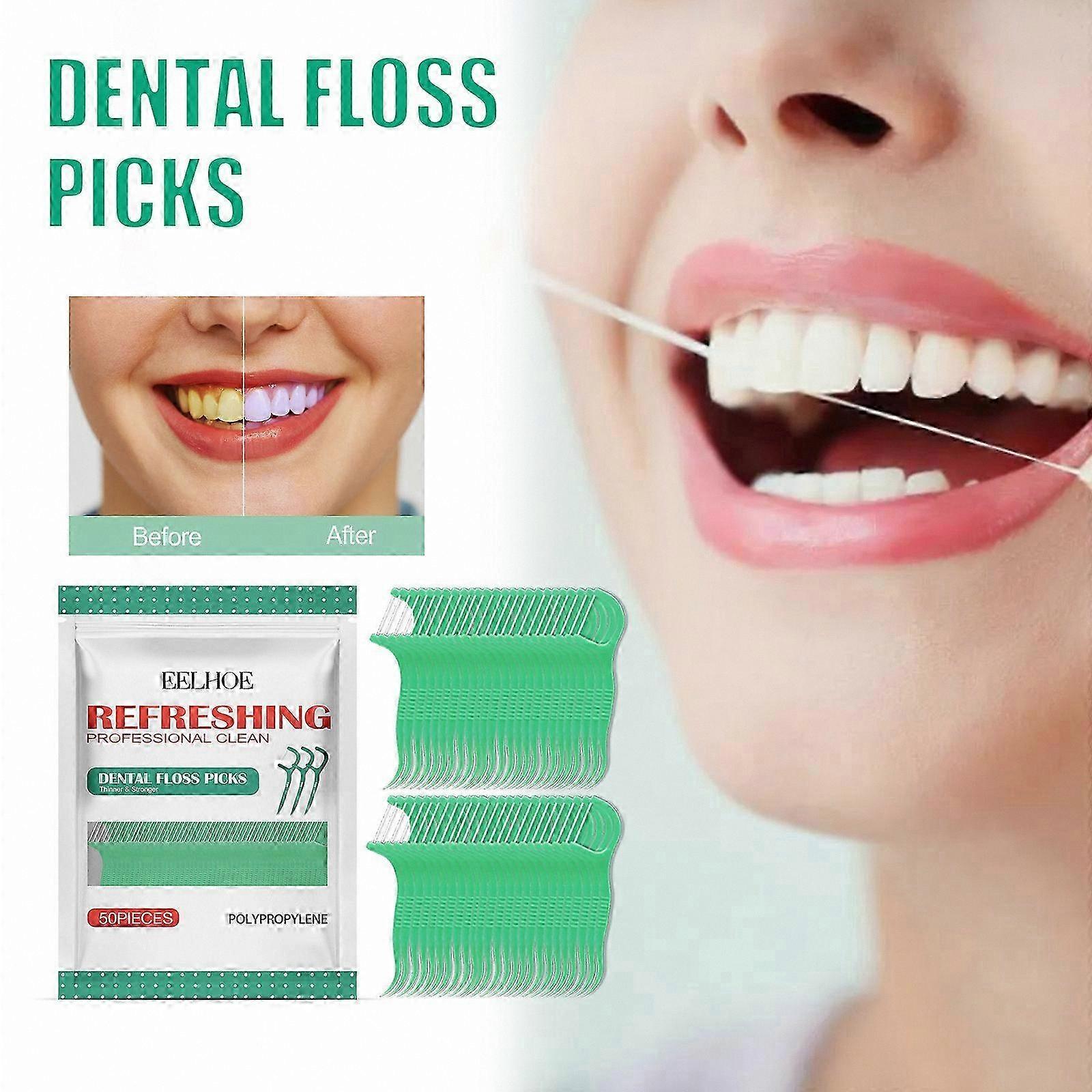 Adult Dental Floss Picks for Effective Cleaning, Easy-to-Use Oral Care Tool