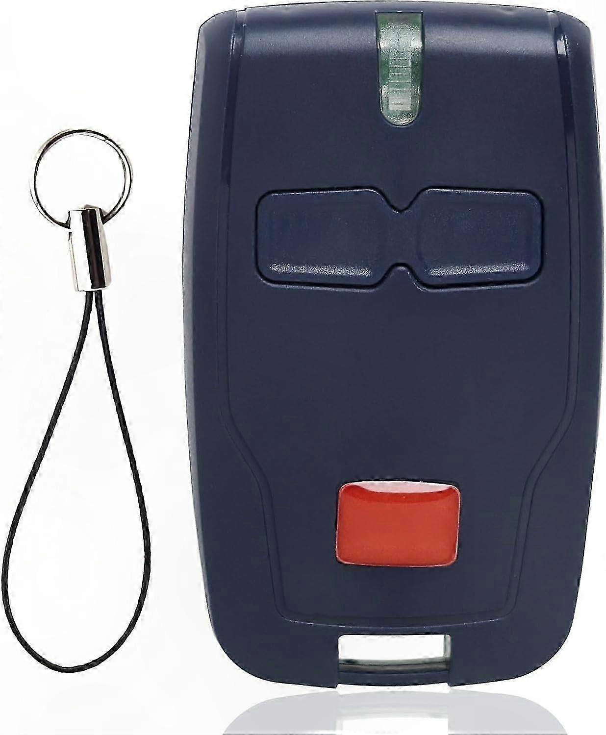 433MHz 2-Channel Garage Door Remote with Rolling Code Technology for Compatible Systems