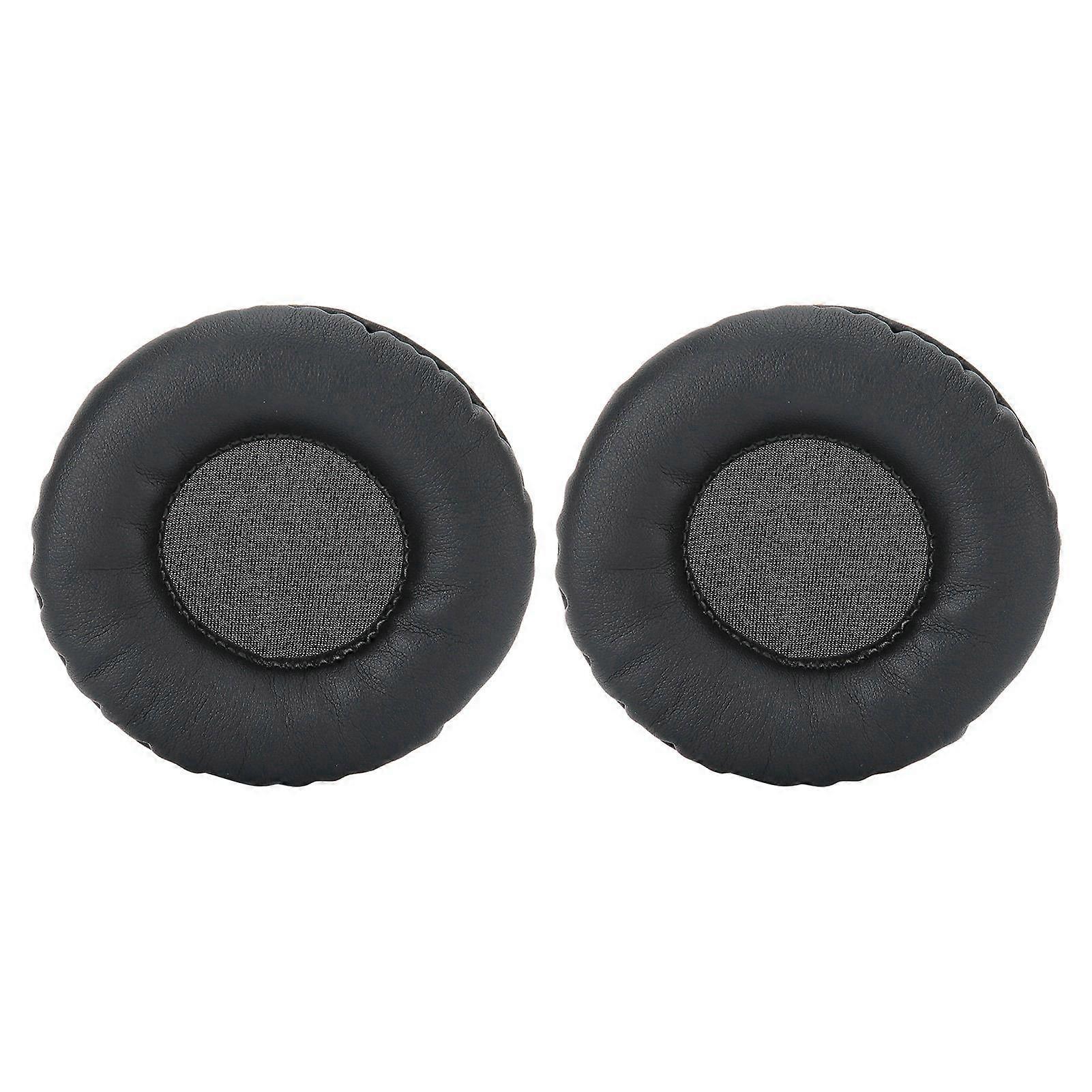 75MM Headphone Universal Ear Cushions Replacement Headset Foam Ear Pads Covers Black