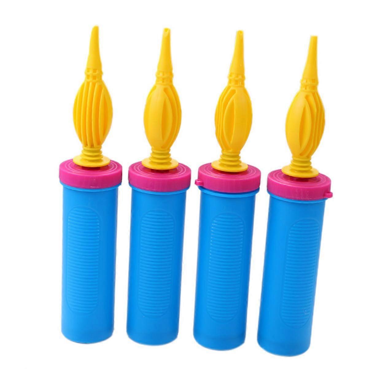 Balloon Air Pump Set, Manual Handheld 4Pack, Portable Travel Balloon Inflator For Party, Effortless Inflation