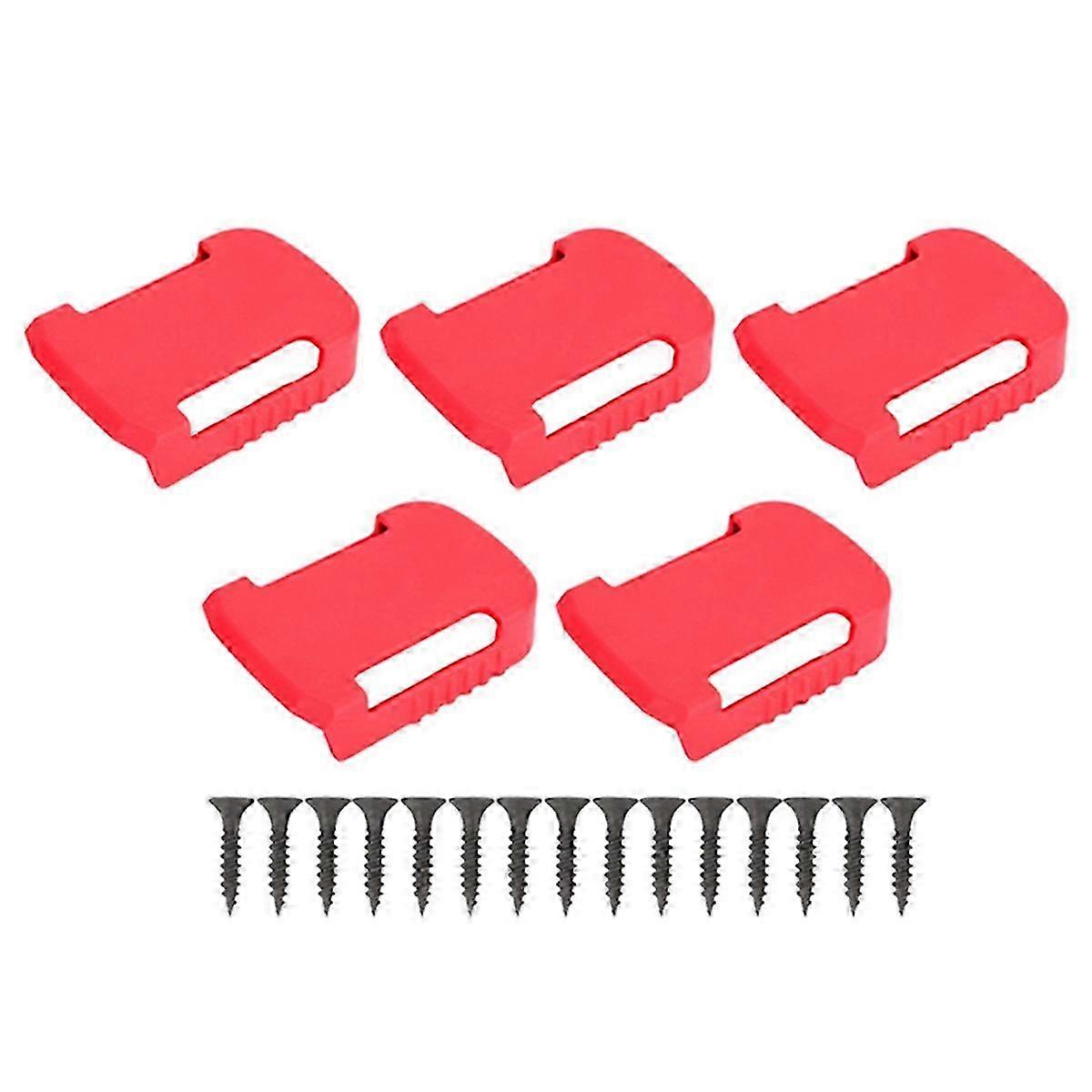 5Pcs Battery Storage Rack Case For 5pin 20V Battery A