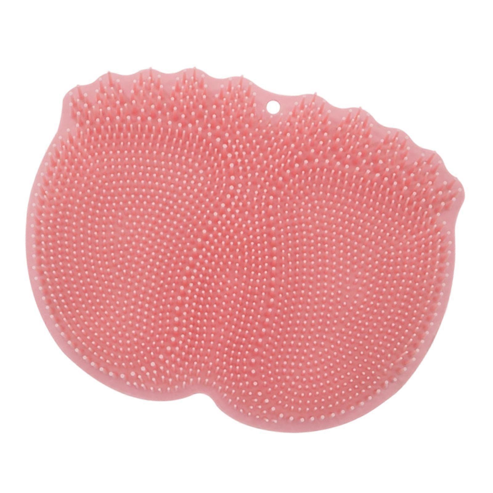 TPE Foot Care Mat NonSkid Bath Mat For Most Ages MultiSurfaces Application Soft Durable Construction  Pink