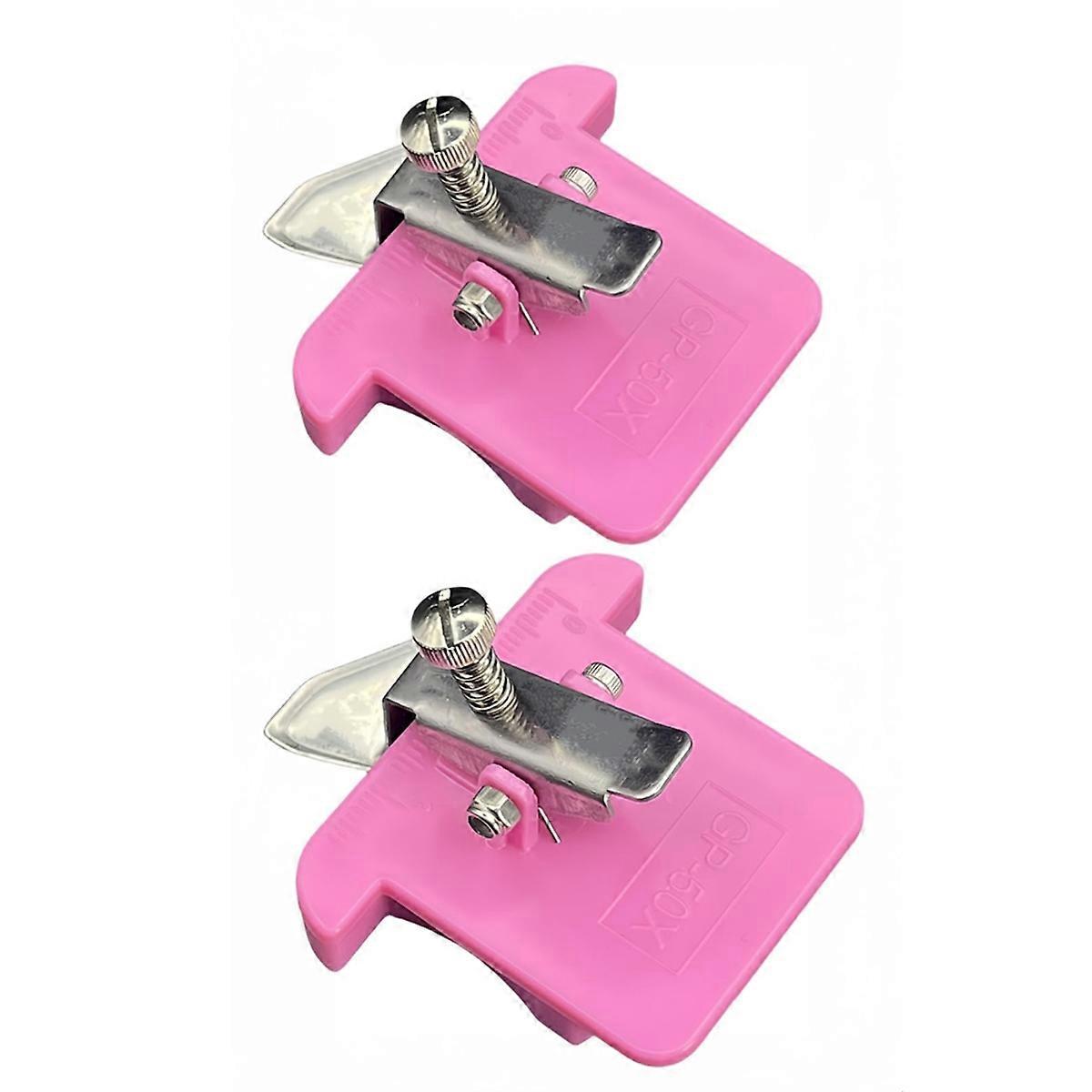 Magnetic Seam Guide for Sewing Machine, 2pc Magnetic Seam Guide with Clip, Sewing Machine Universal Accessories Pink