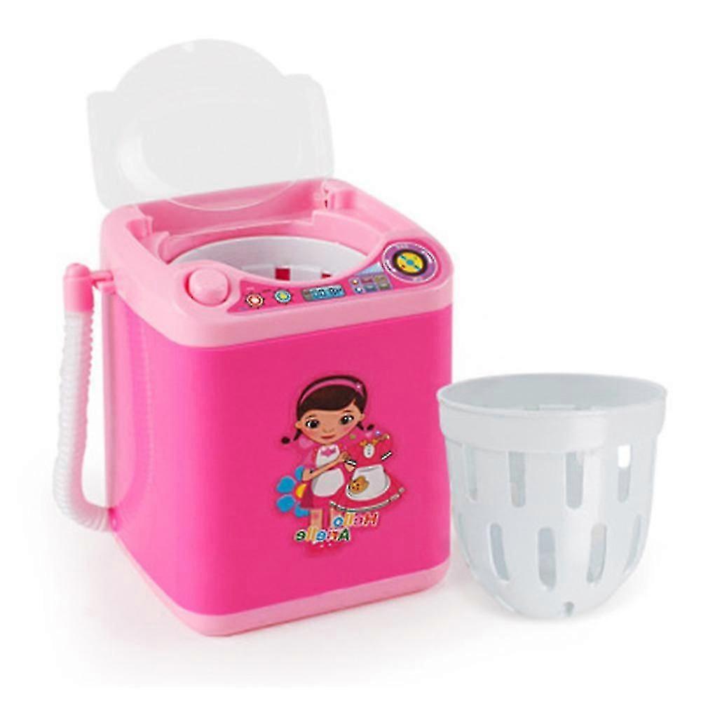 Mini Makeup Brush Cleaner Device Simulation Automatic Cleaning Washing Machine For Sponge And Powder