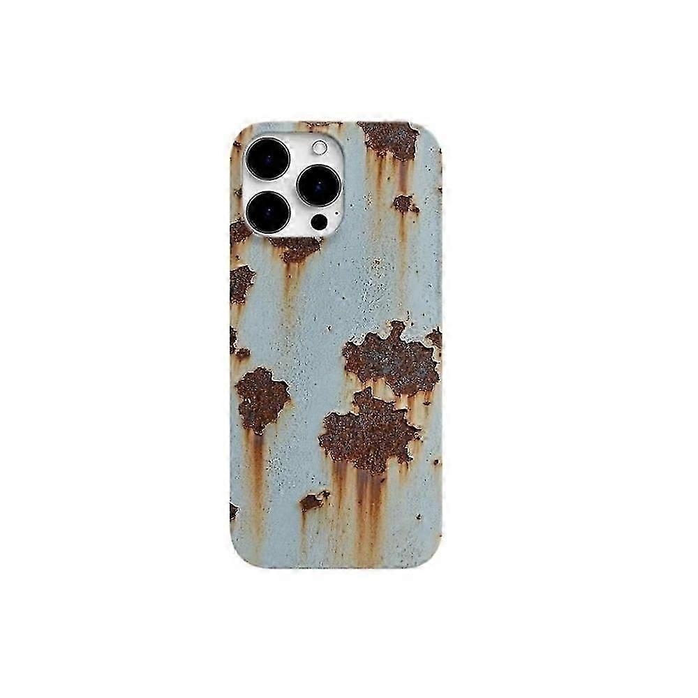 Rusty Phone Case, Magnetic Rusty Metal Texture for iPhone 16/15/14/13 Promax