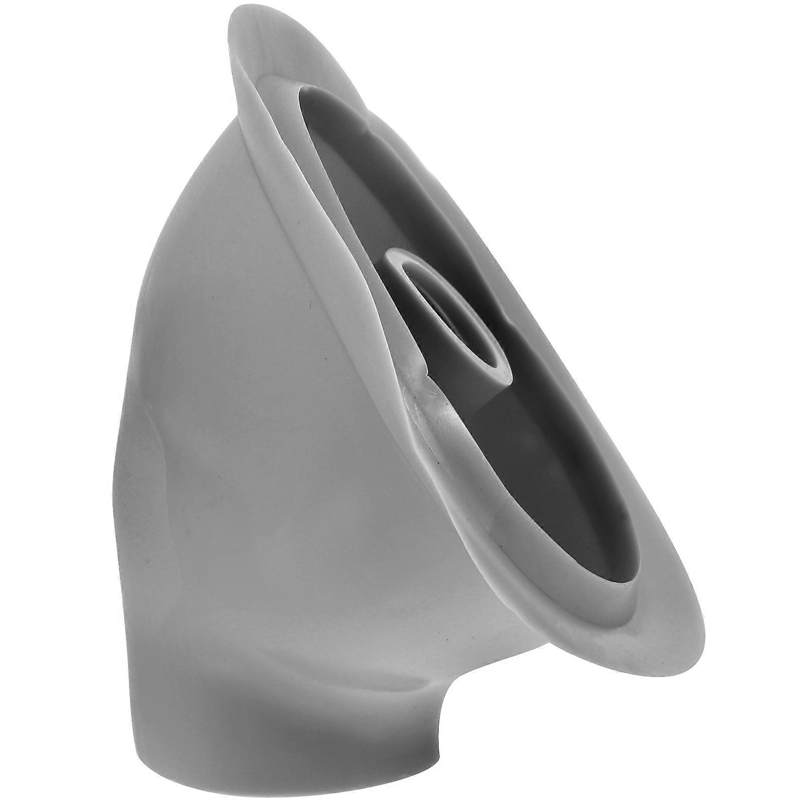 Drain Plunger for Kitchen Use Round Rubber Grey High Pressure Suction 1Pcs