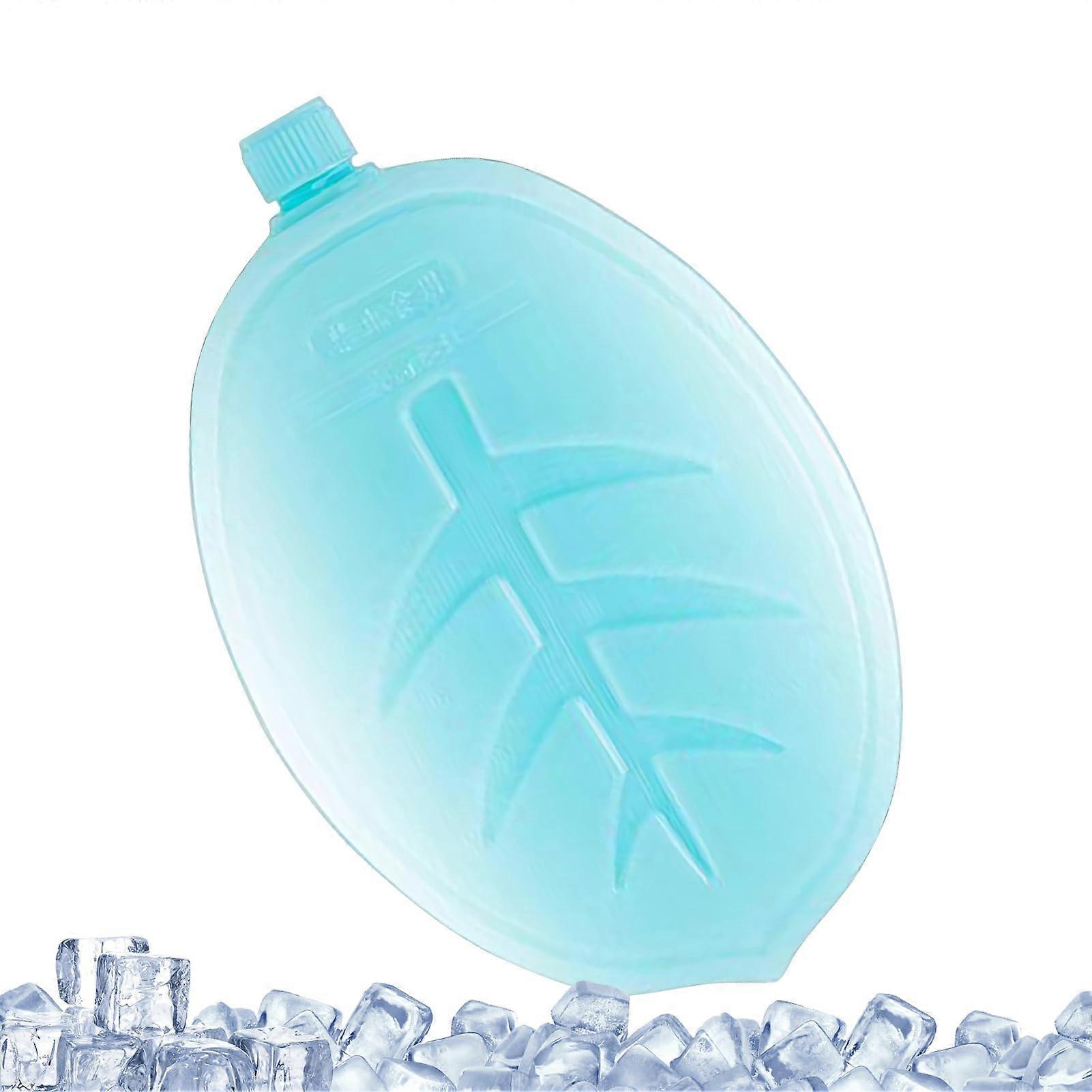 Ice Blocks For Cooler, Reusable Beverage Chillers, 6.3 X 4.33 X 1.18 In, Compact Portable Size, Camping Outdoor Use