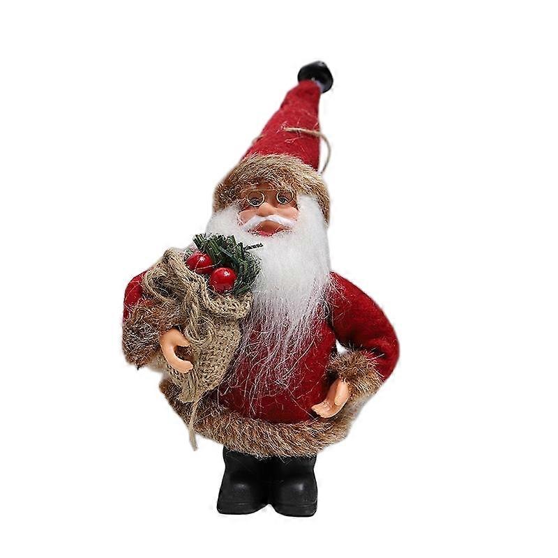 Cartoon plush Santa Claus dolls, multiple styles and specifications, multiple standing poses, desktop decorative ornaments