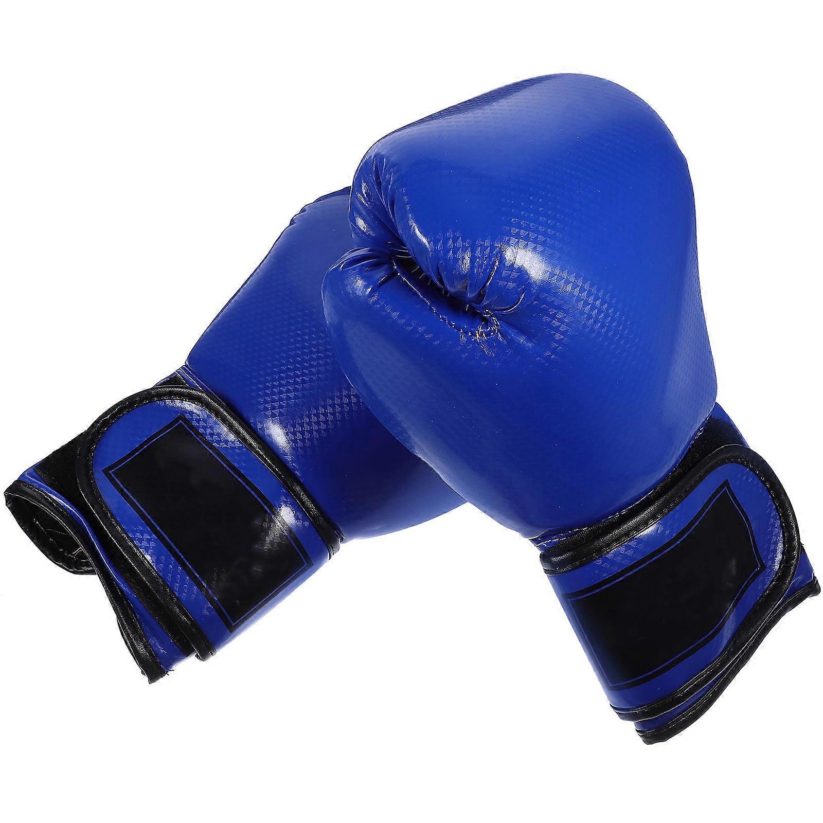 Blue Boxing Gloves Training Gloves 1Pair for Daily Use Fighting